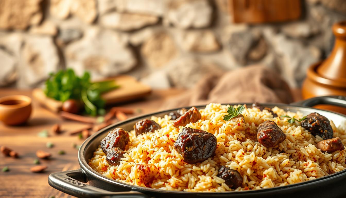 Arroz de Miúdos de Cabrito no Forno
